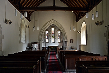 The interior looking east July 2013